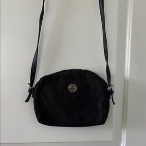 Tommy Hilfiger Black Crossbody Bag with Adjustable Strap